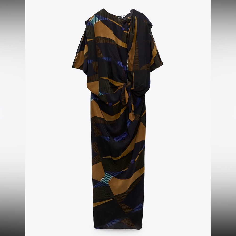 - Nwt Zara draped dress limited edition size s